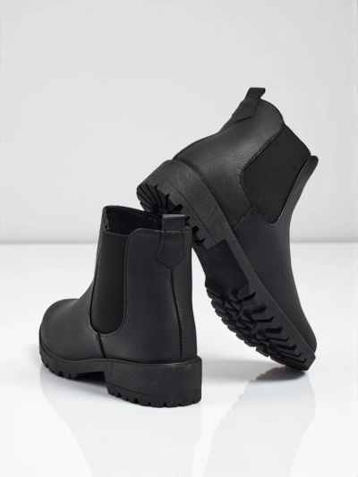 Bottines Chelsea pour femmes en cuir écologique Belmo