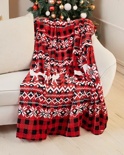 Couverture de Noël Royalfashion 160x200