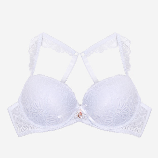 Soutien-gorge femme dentelle blanche - Sous-vêtements