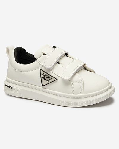 OUTLET Chaussures de sport pour enfants blanches Yovoy- Footwear