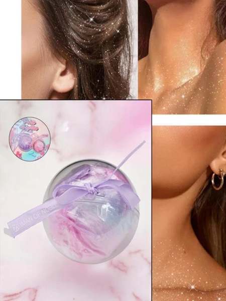 Enlumineur visage en boule douce et moelleuse