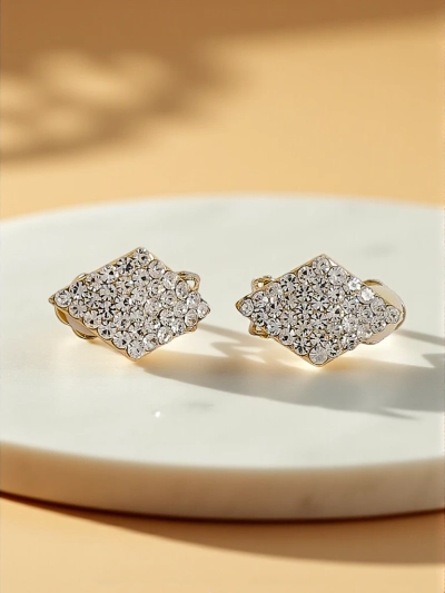 Royalfashion Boucles d'oreilles à clip pour femmes avec zircons
