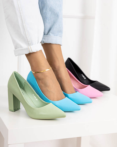 OUTLET Escarpins femme vert clair sur le Sweet post - Footwear