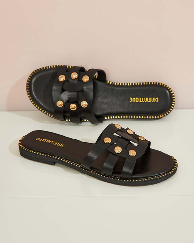 Royalfashion Tongs à semelle plate Erole pour femme