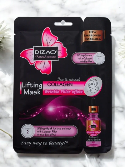 DIZAO - Ensemble de sérum et masque avec collagène 6g + 36g x 10pcs