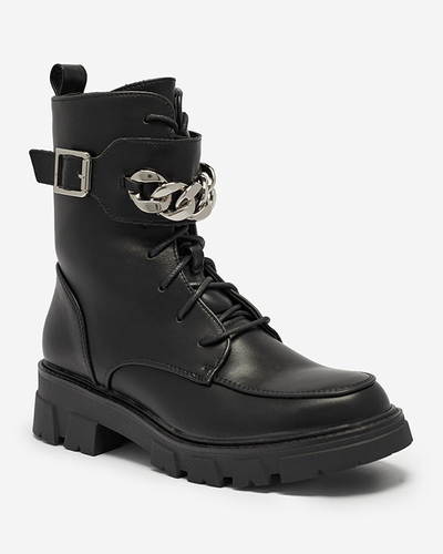OUTLET Bottes bagger noires chauffées pour femmes Effpi- Footwear