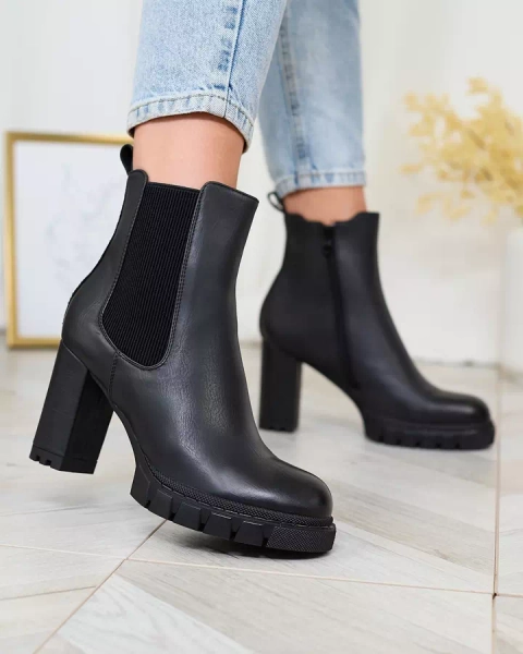 Royalfashion Bottes à talons hauts pour femmes Seihay