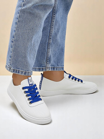 Baskets en cuir synthétique écologique pour femmes Royalfashion Next Step