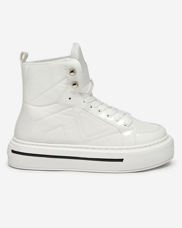 Baskets de sport femme blanches Asmako- Buty