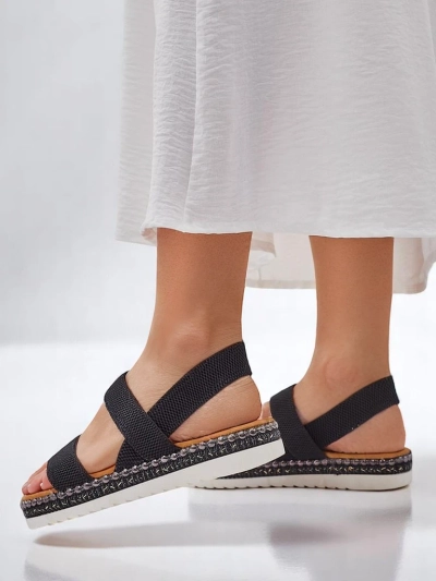 Sandales Royalfashion pour femmes avec une semelle décorative Zindas