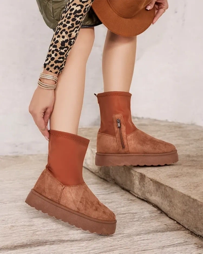 Royalfashion bottes a'la bottes de neige pour femmes Penelgia