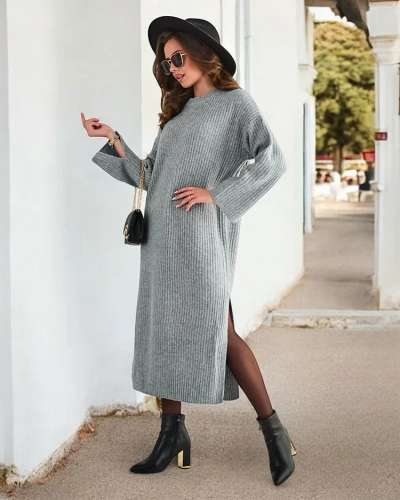 Robe pull longue pour femme de Royalfashion