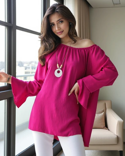 Blouse Royalfashion pour femmes à l'espagnole avec volants