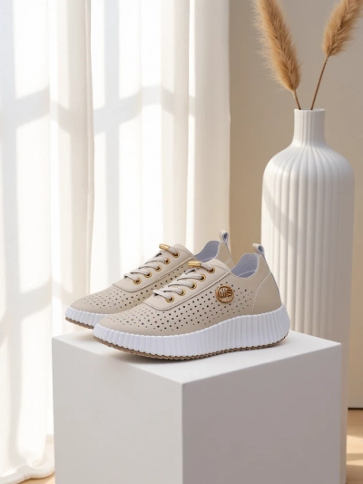 Royalfashion Baskets sportives à lacets pour femmes Jovenes