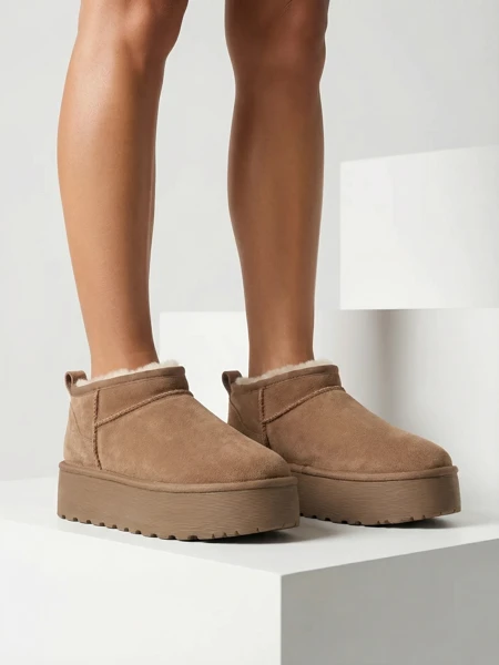 Royalfashion Bottes courtes pour femmes a'la bottes de neige Ozozi