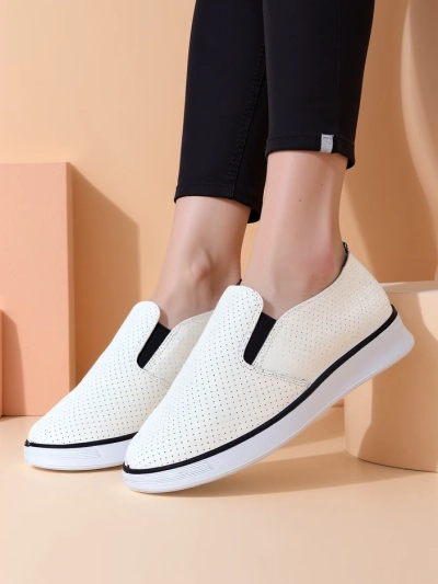 Royalfashion Chaussures de sport perforées pour femmes Musio
