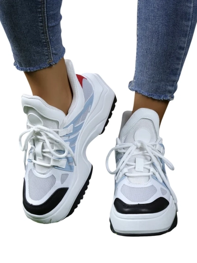 Chaussures de sport pour femmes Royalfashion sur une semelle épaisse Loness