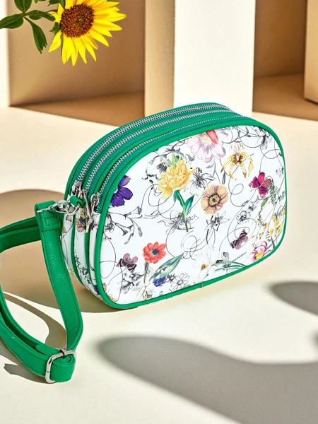 Royalfashion Petit sac à main pour femme en cuir écologique Floriana