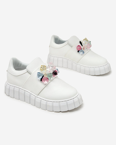 Royalfashion Demi chaussures de sport avec galets colorés Resinello