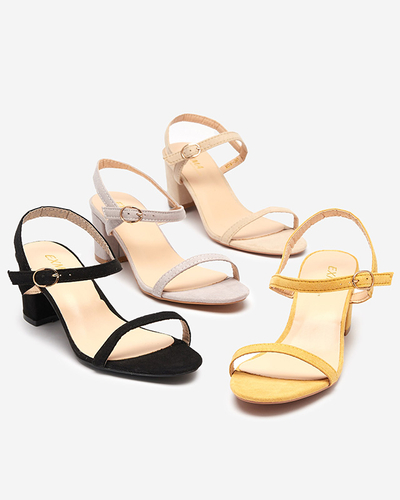 Sandales pour femmes sur tige en jaune Usopi - Footwear