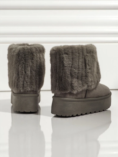 Bottes de neige pour femmes avec fourrure Irelle