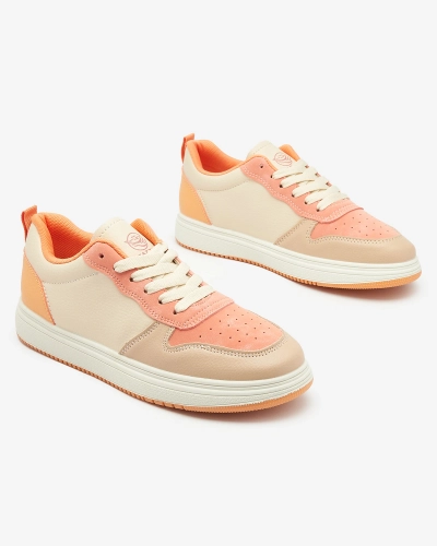 Royalfashion Chaussures de sport classiques beige-orange Colorburst Classics