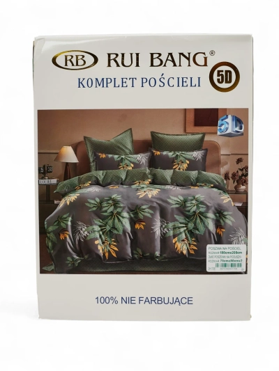 Royalfashion Ensemble de literie à motifs 180x200 3 PIÈCES