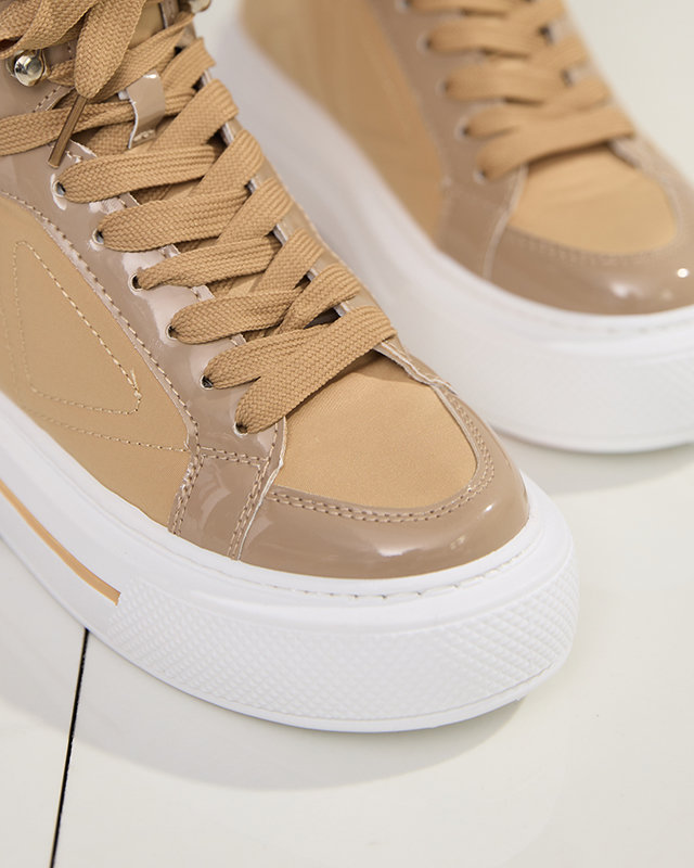 OUTLET Baskets de sport femme kaki Asmako- Footwear