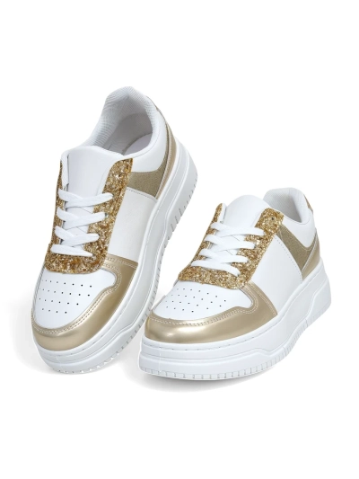 Baskets Royalfashion pour femmes avec paillettes Qisofi
