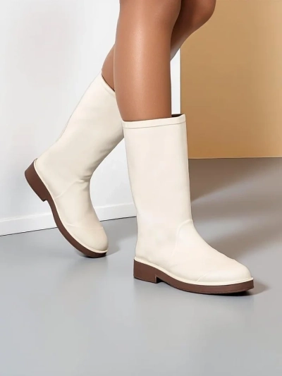 Royalfashion Bottes de pluie mates pour femmes Mattelo