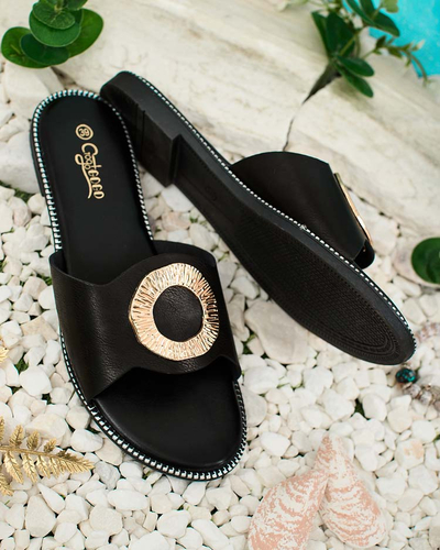 Royalfashion Tongs à semelle plate Olerna pour femme