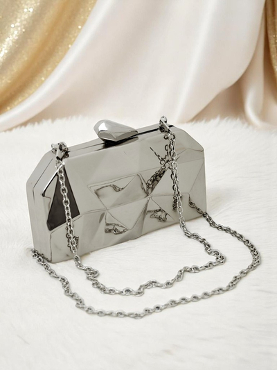 Royalfashion Pochette enveloppe pour femme Metal Muse