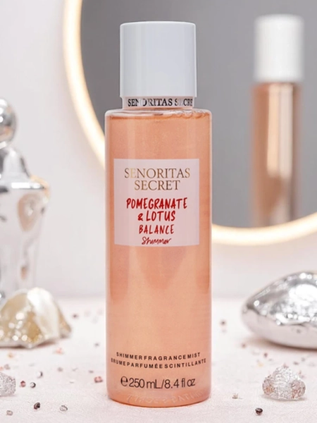 Senoritas Secret Body Mist Seduction Shimmer avec paillettes