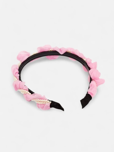 Royalfashion Bandeau pour cheveux avec froncement et perles