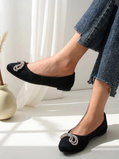 Ballerines Royalfashion pour femmes avec un nœud Ofelna