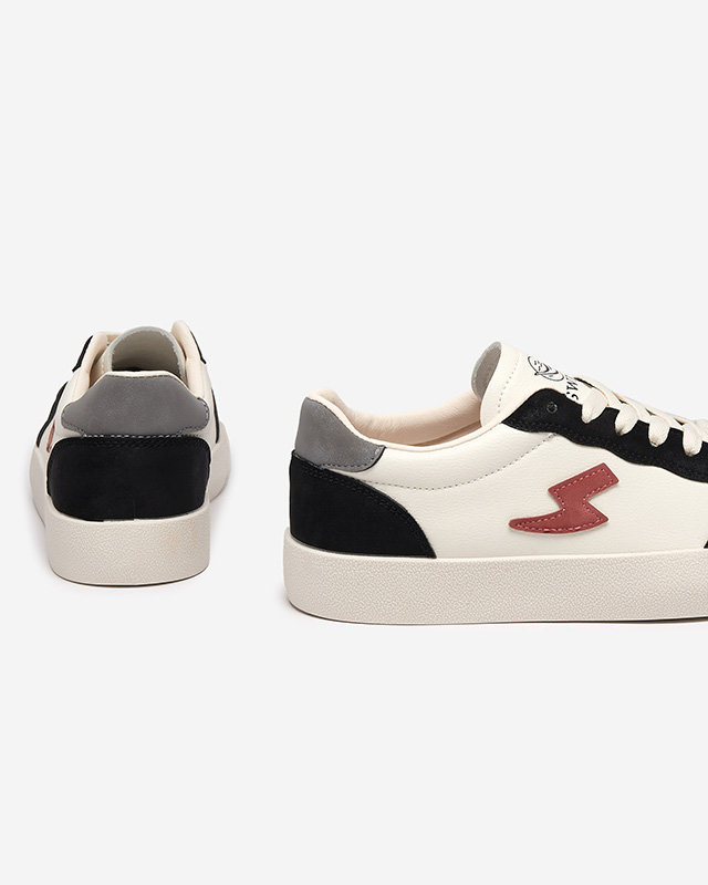 OUTLET Blanc - baskets de sport pour femmes noires Rozzuci- Shoes