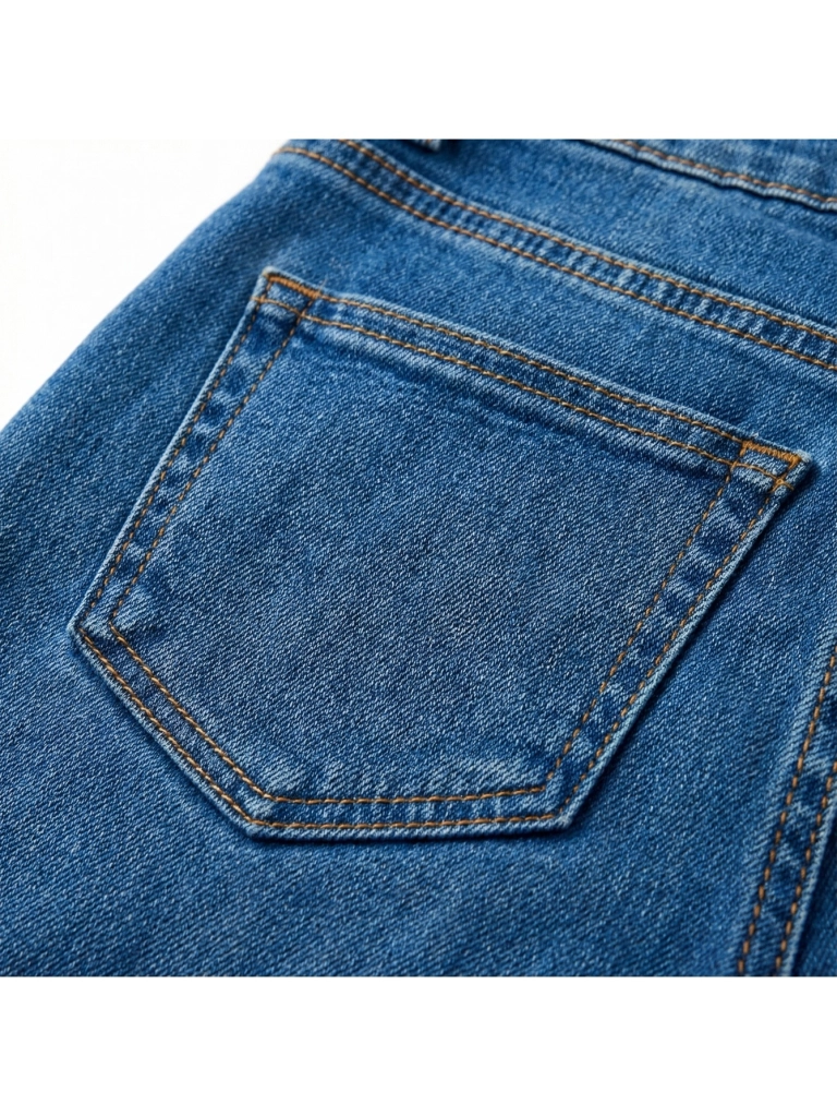 Royalfashion Jeans en coton pour femmes à taille fuselée