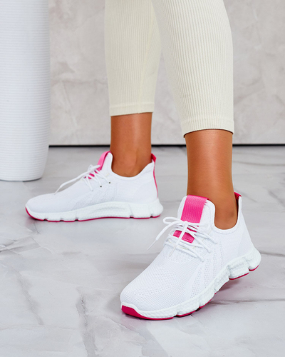 Chaussures de sport femme Baym blanc et rose - Footwear