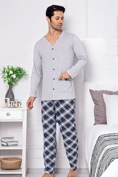 Pyjama homme en coton Royalfashion