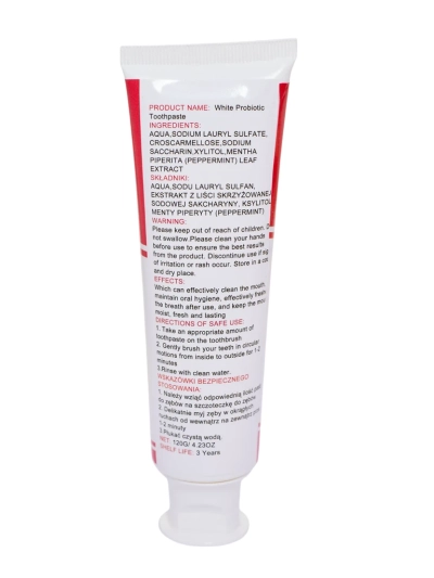 Dentifrice blanchissant nourrissant