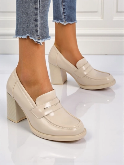 Royalfashion Mocassins pour femmes à talons Minerva
