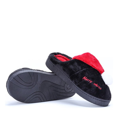 Czarne kapcie Kenny - Obuwie