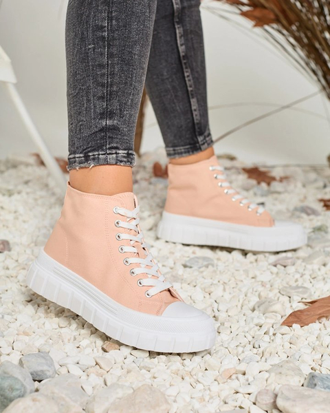 Royalfashion Powder Baskets hautes pour femmes Ates Baskets