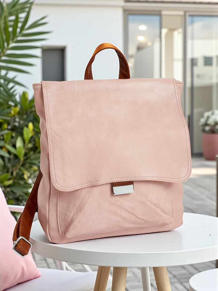 Royalfashion Sac à dos pour femmes en cuir écologique Klara