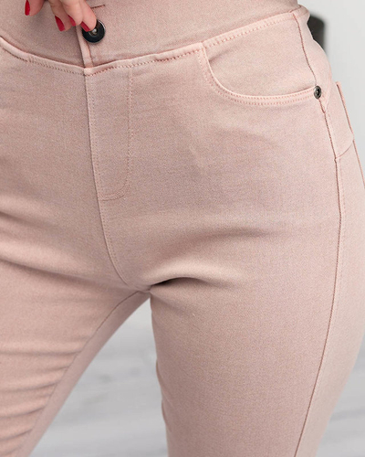 Tregging femme rose clair - Vêtements