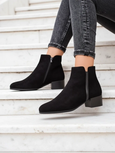 Bottines Amicus Nero Elegante pour l'Automne et l'Hiver
