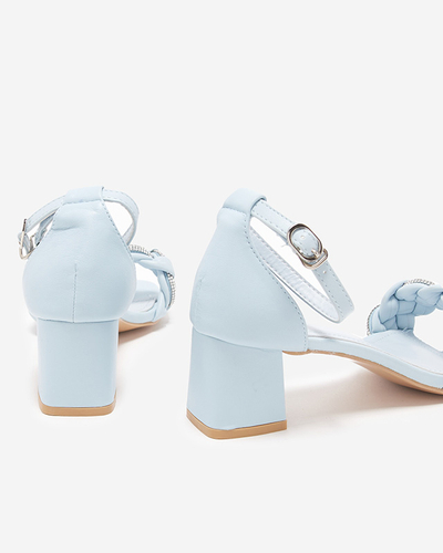 Sandales bleues pour femmes sur le poteau Marienka - Footwear
