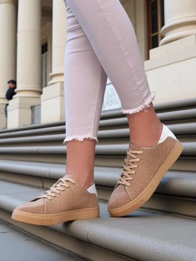 Royalfashion Chaussures de sport en tissu pour femmes Esellaf