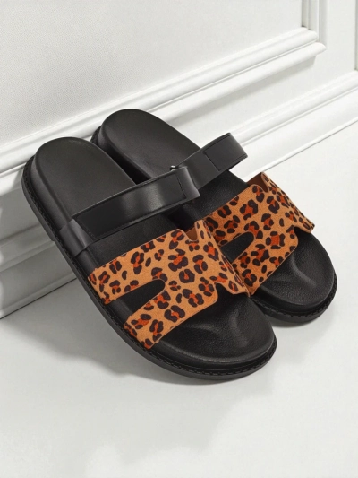 Royalfashion Chaussons pour femmes en cuir écologique FlexiComfi