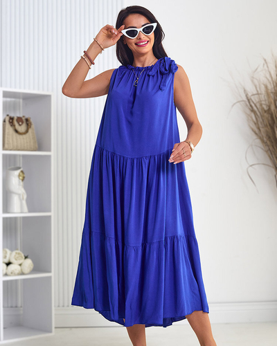 Royalfashion Robe sans manches pour femme